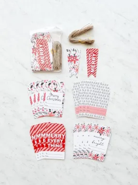 Floral Tags - Set of 20