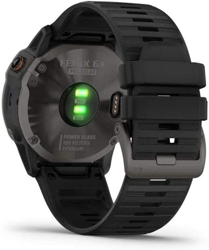 Garmin Fenix 6X Pro Solar, Premium Multisport GPS Watch with Pulse Ox Sensors