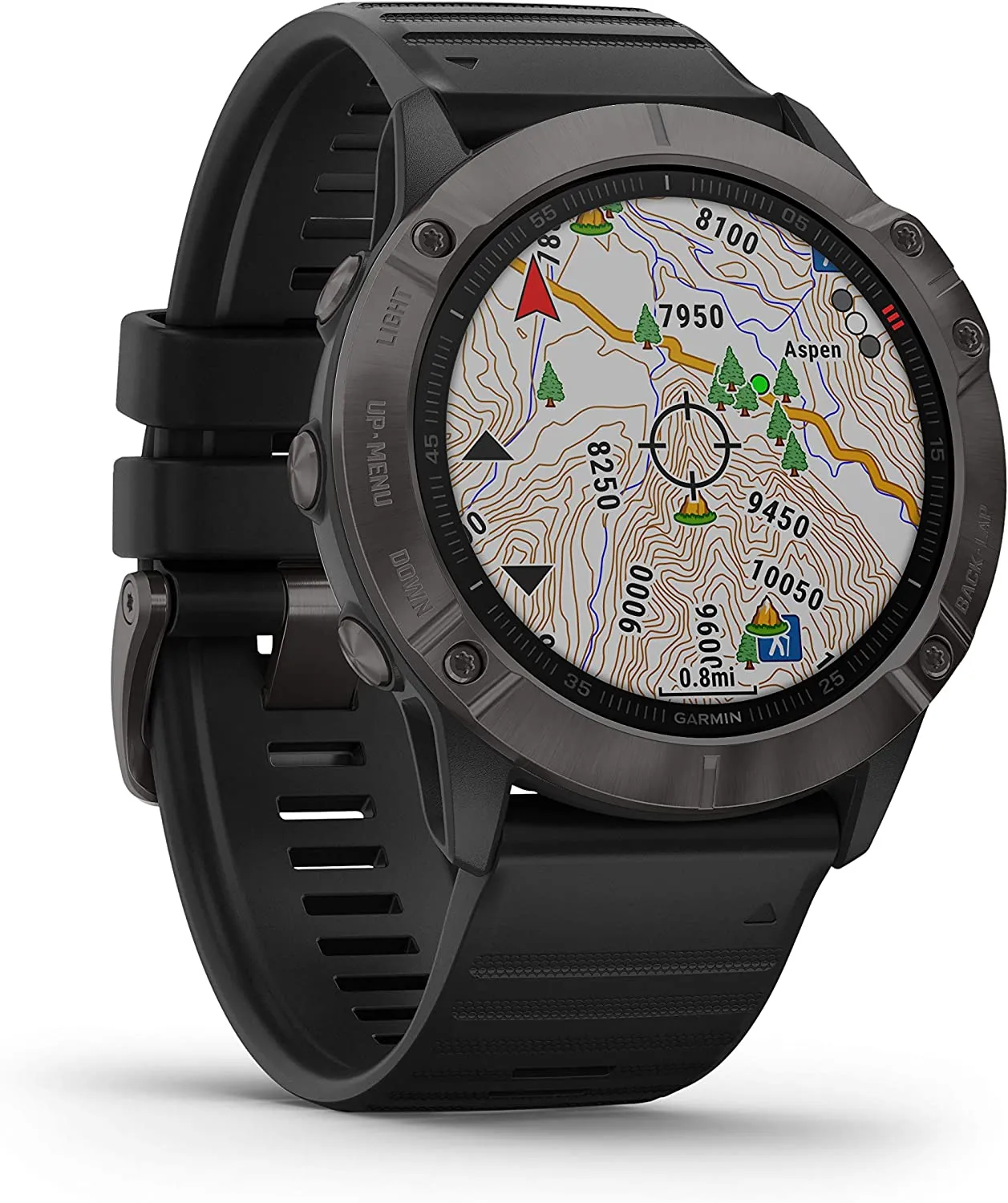 Garmin Fenix 6X Pro Solar, Premium Multisport GPS Watch with Pulse Ox Sensors