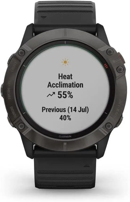 Garmin Fenix 6X Pro Solar, Premium Multisport GPS Watch with Pulse Ox Sensors