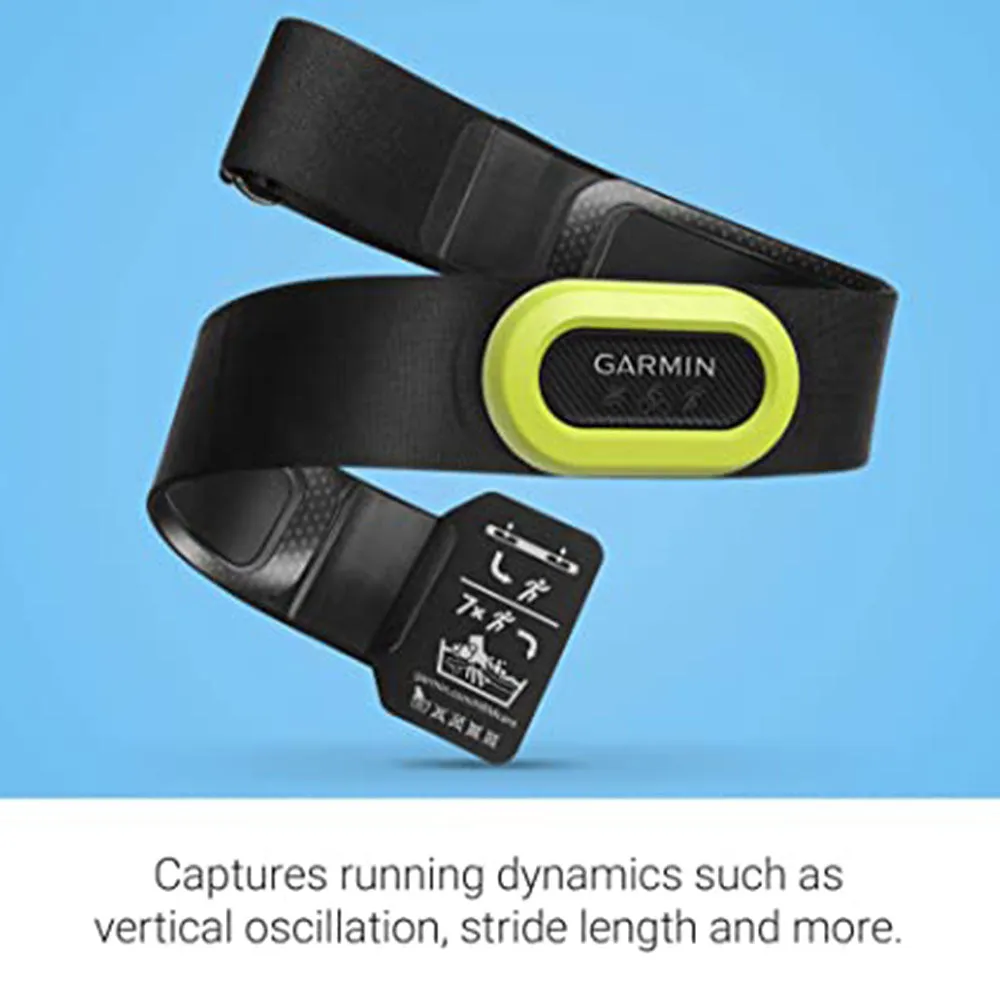 Garmin HRM-Pro Black Real-Time Heart Rate Data and Running Dynamics Premium Heart Rate Monitor Chest Strap -  010-12955-00