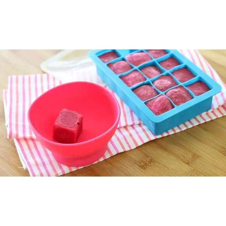 Green Sprouts Silicone Feeding Bowl Pink