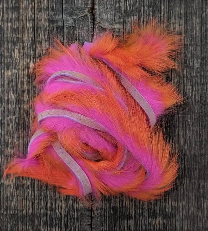 Hareline Two Toned 1/8" Crosscut Rabbit Strips