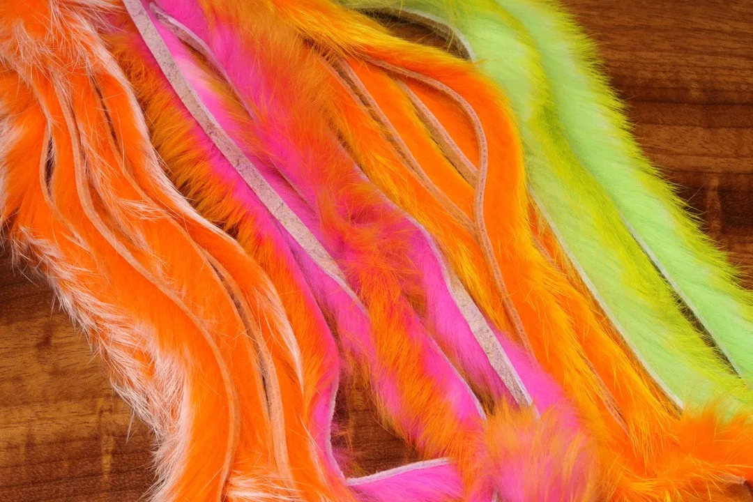 Hareline Two Toned 1/8" Rabbit Strips