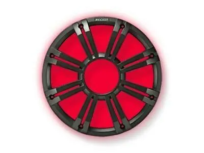 Kicker 45KMG10C 10" Grille For Kicker KM10 and KMF10 Subwoofers 2/Built-In LEDs - Charcoal