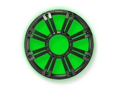 Kicker 45KMG10C 10" Grille For Kicker KM10 and KMF10 Subwoofers 2/Built-In LEDs - Charcoal