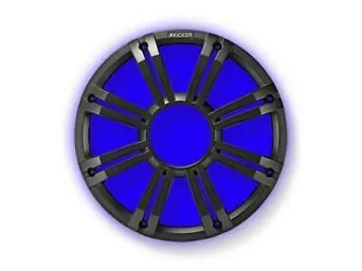 Kicker 45KMG10C 10" Grille For Kicker KM10 and KMF10 Subwoofers 2/Built-In LEDs - Charcoal
