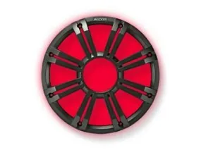 Kicker 45KMG10C 10" Grille For Kicker KM10 and KMF10 Subwoofers 2/Built-In LEDs - Charcoal