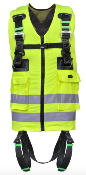 Kratos - Yellow High-Visibility 2 Point Full Body Harness