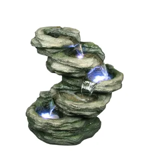 LED Fountain-Rocks-4 Levels