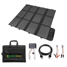 LensunSolar 300W Solar Blanket Complete Kit with Waterproof MPPT Regulator