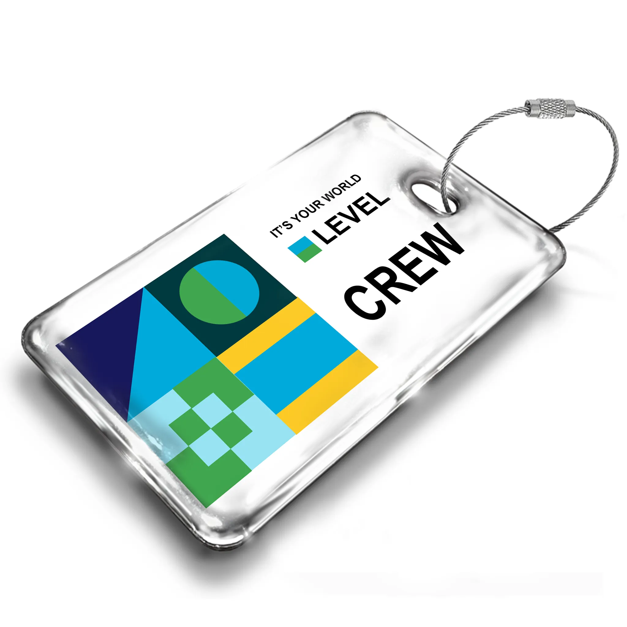 Level Airlines Geometric Luggage TAG
