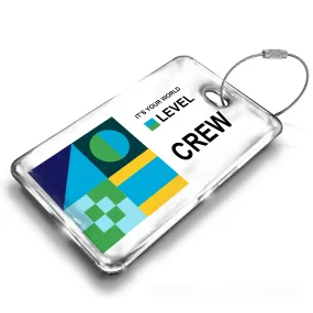 Level Airlines Geometric Luggage TAG