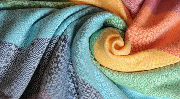 Light Rainbow Ring Sling by Girasol