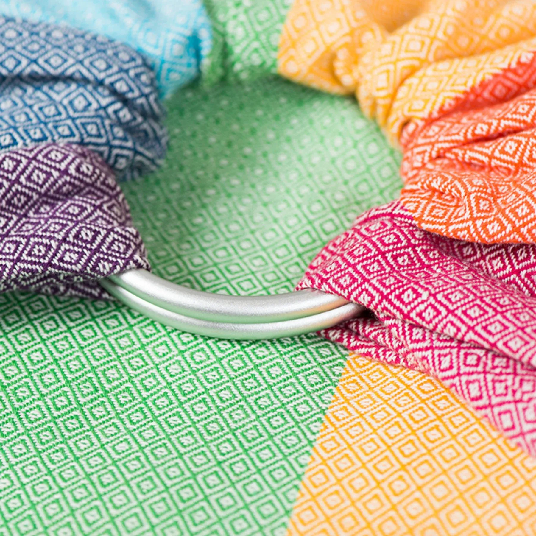 Light Rainbow Ring Sling by Girasol