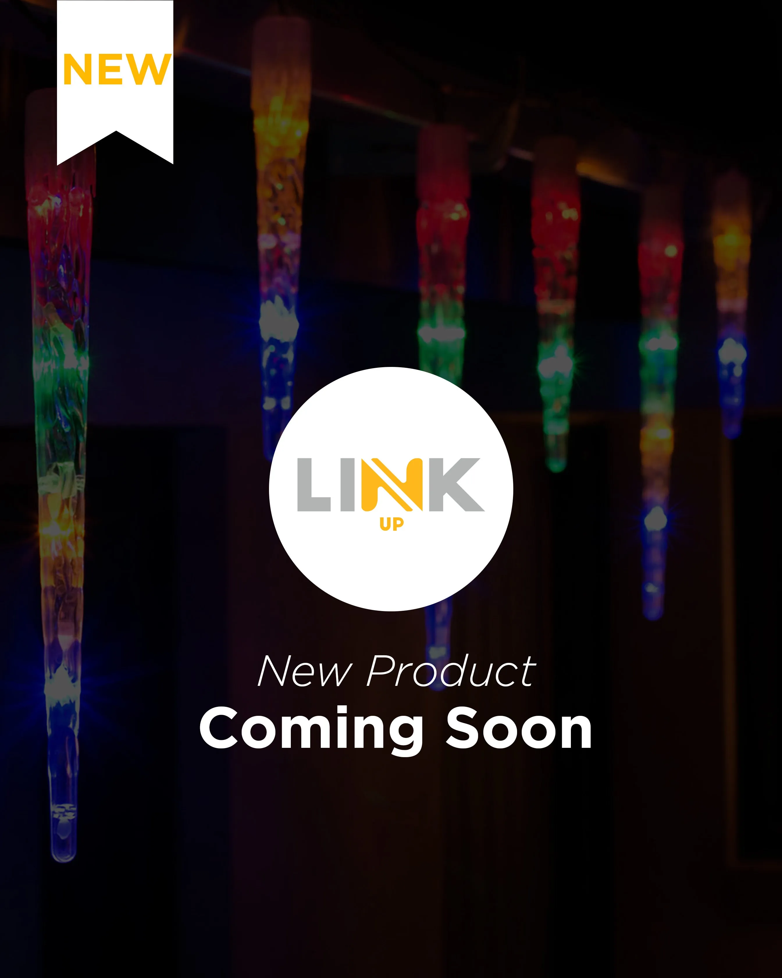 LINK UP LED Icicle Drop Lights, White