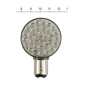 'Lollipop' flat LED taillight & turn signal bulb. Red -
