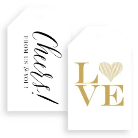 Love   Cheers Gift Tags