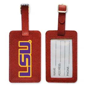 LSU Tigers Basketball Luggage Tag