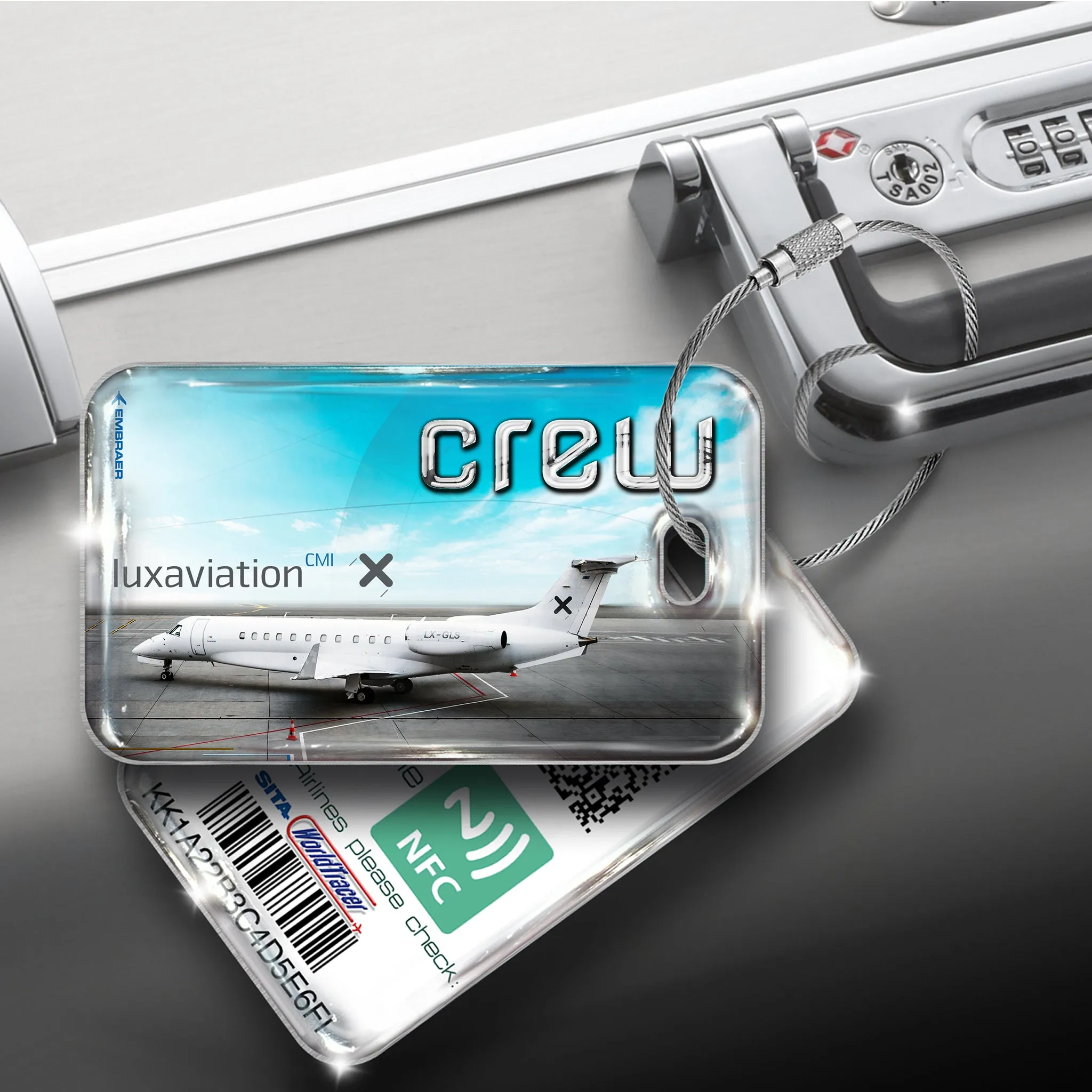 Luxaviation Embraer Legacy 600 Luggage Tag