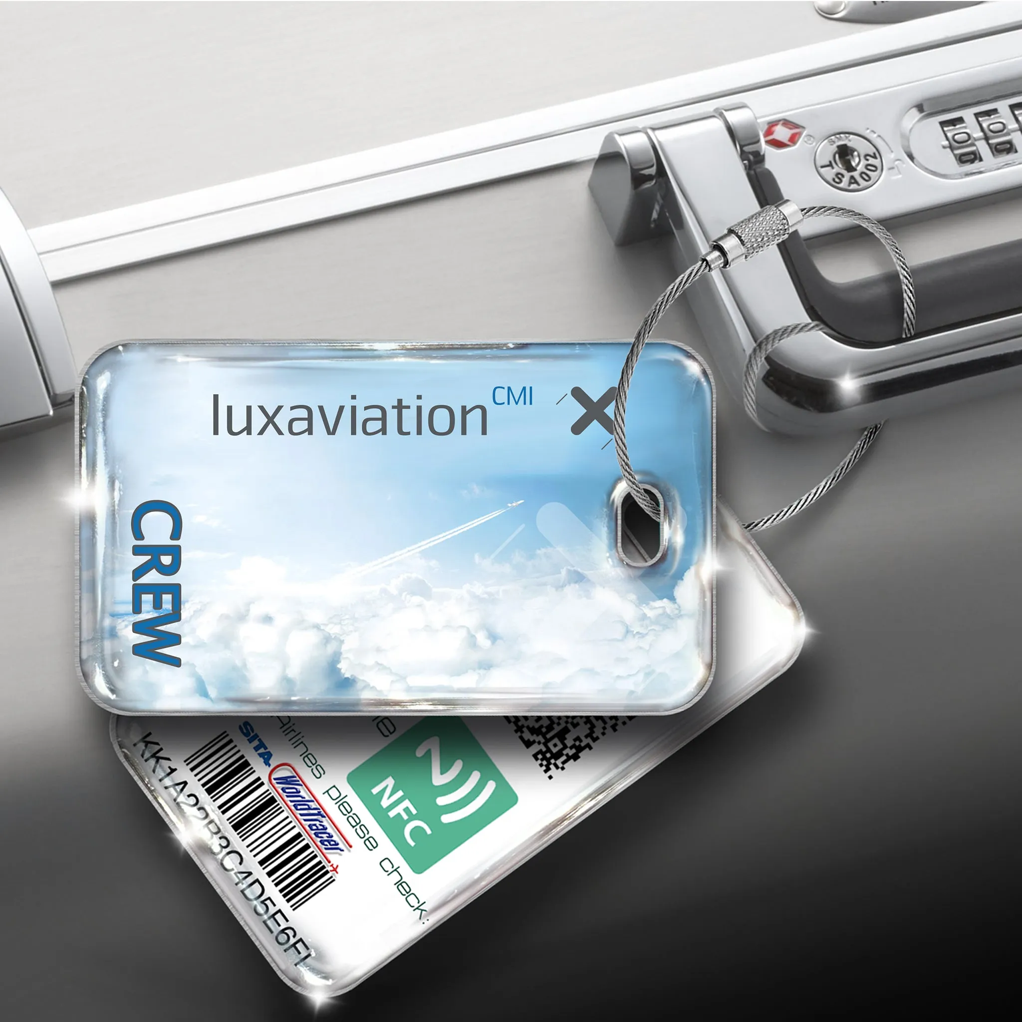 Luxaviation Logo Luggage Tag