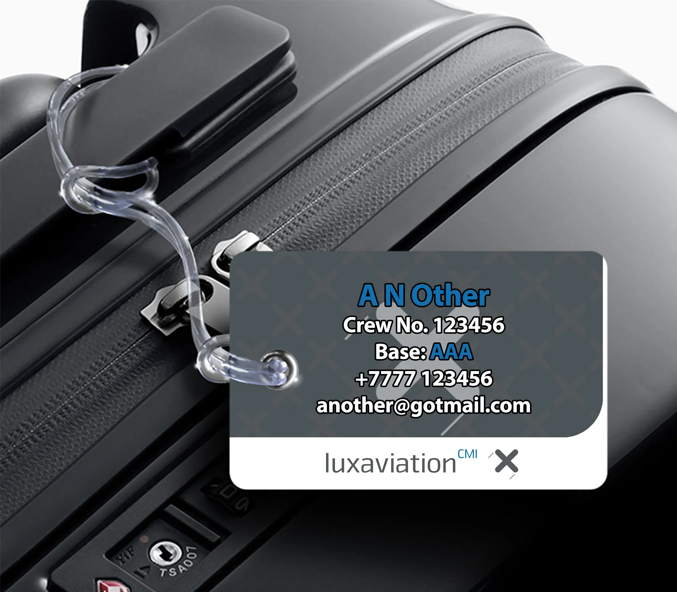 Luxaviation Logo Luggage Tag