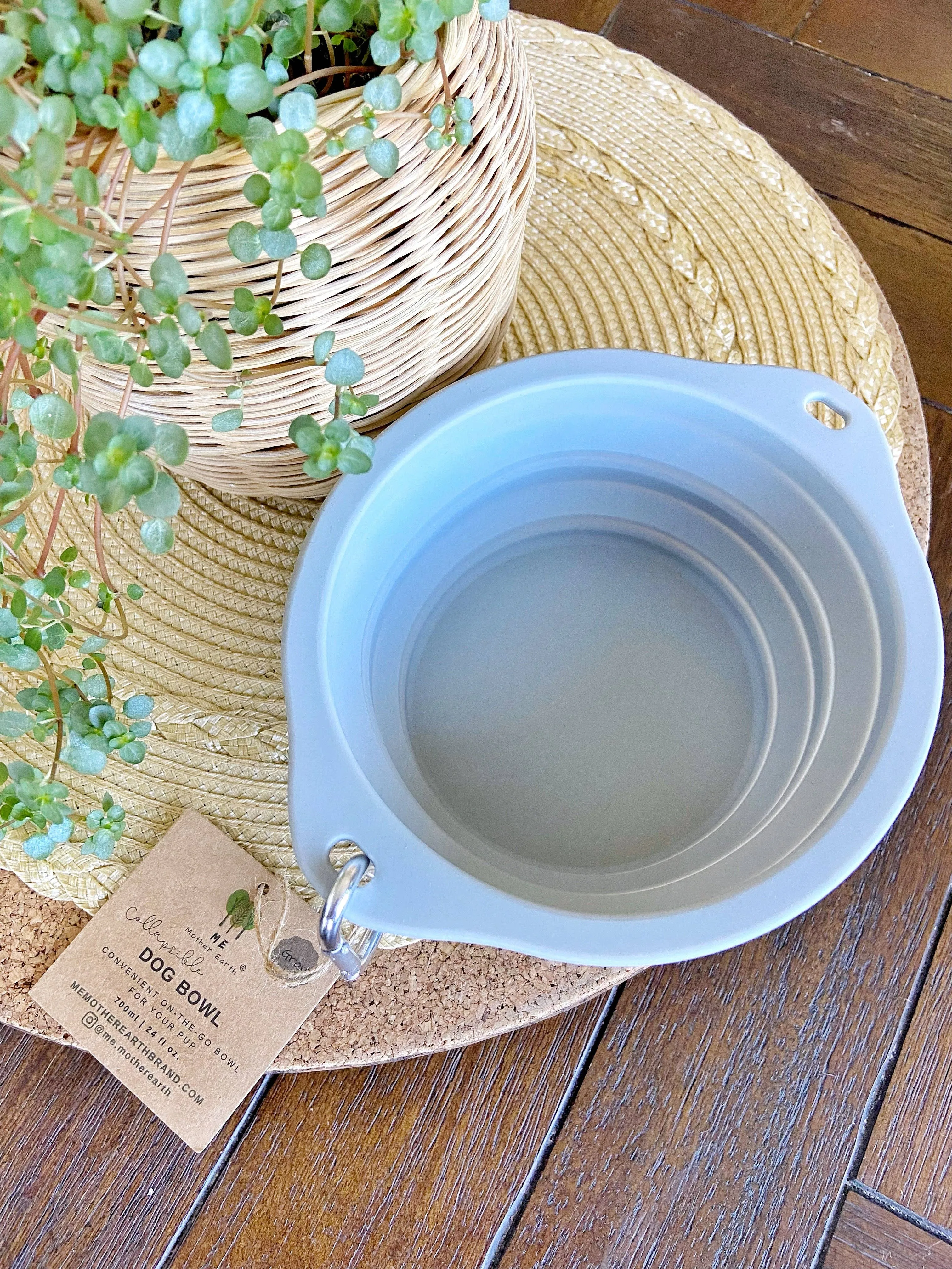 Me Mother Earth- Collapsible Silicone Dog Bowl