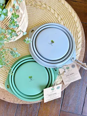 Me Mother Earth- Collapsible Silicone Dog Bowl