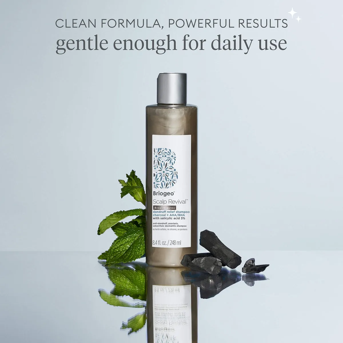 MegaStrength  Dandruff Relief Shampoo Charcoal   AHA/BHA