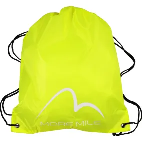 More Mile Logo Drawstring Gym Sack - Yellow