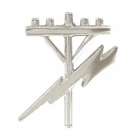 Navy Ball Cap Device: Construction Electrician - mirror finish