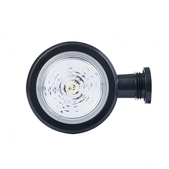 Old School Short LED Outline Marker Light / Red & Clear Lens