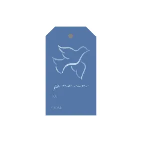 Peace Dove Luggage Gift Tags