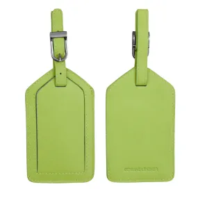 Pear Leather Luggage Tag