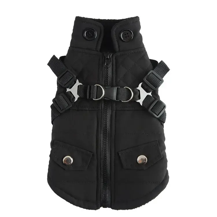 Pet Chest Back Zipper