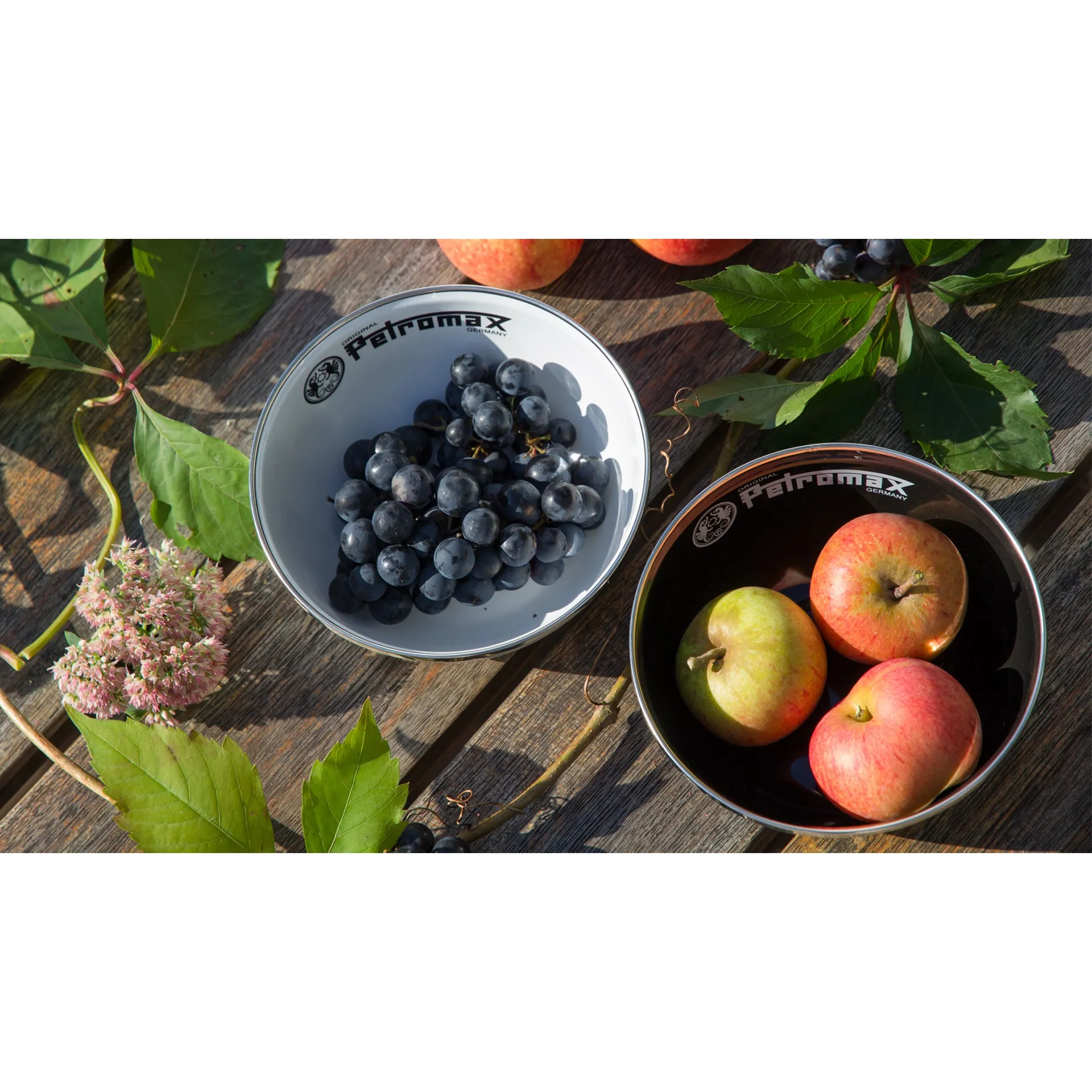 Petromax Enamel Bowls 2 Pieces White | Buy Petromax Enamel Bowls 2 Pieces White here | Outnorth