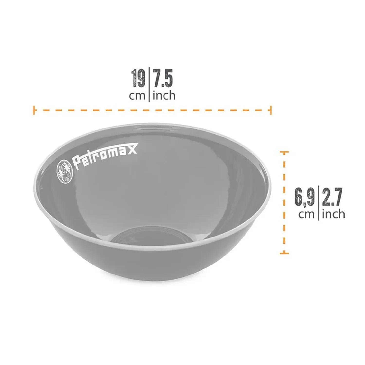 Petromax Enamel Bowls Black 2 Pieces (1 Litre) Black | Buy Petromax Enamel Bowls Black 2 Pieces (1 Litre) Black here | Outnorth