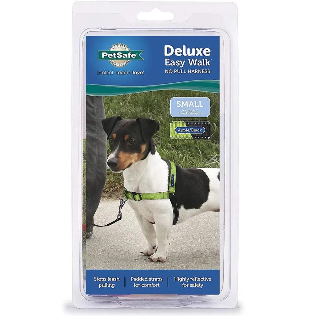 PetSafe Deluxe Easy Walk No Pull Dog Harness, Apple/Black