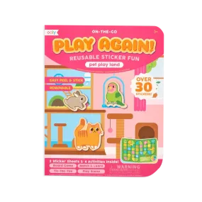 Play again! mini on-the-go activity kit - pet play land