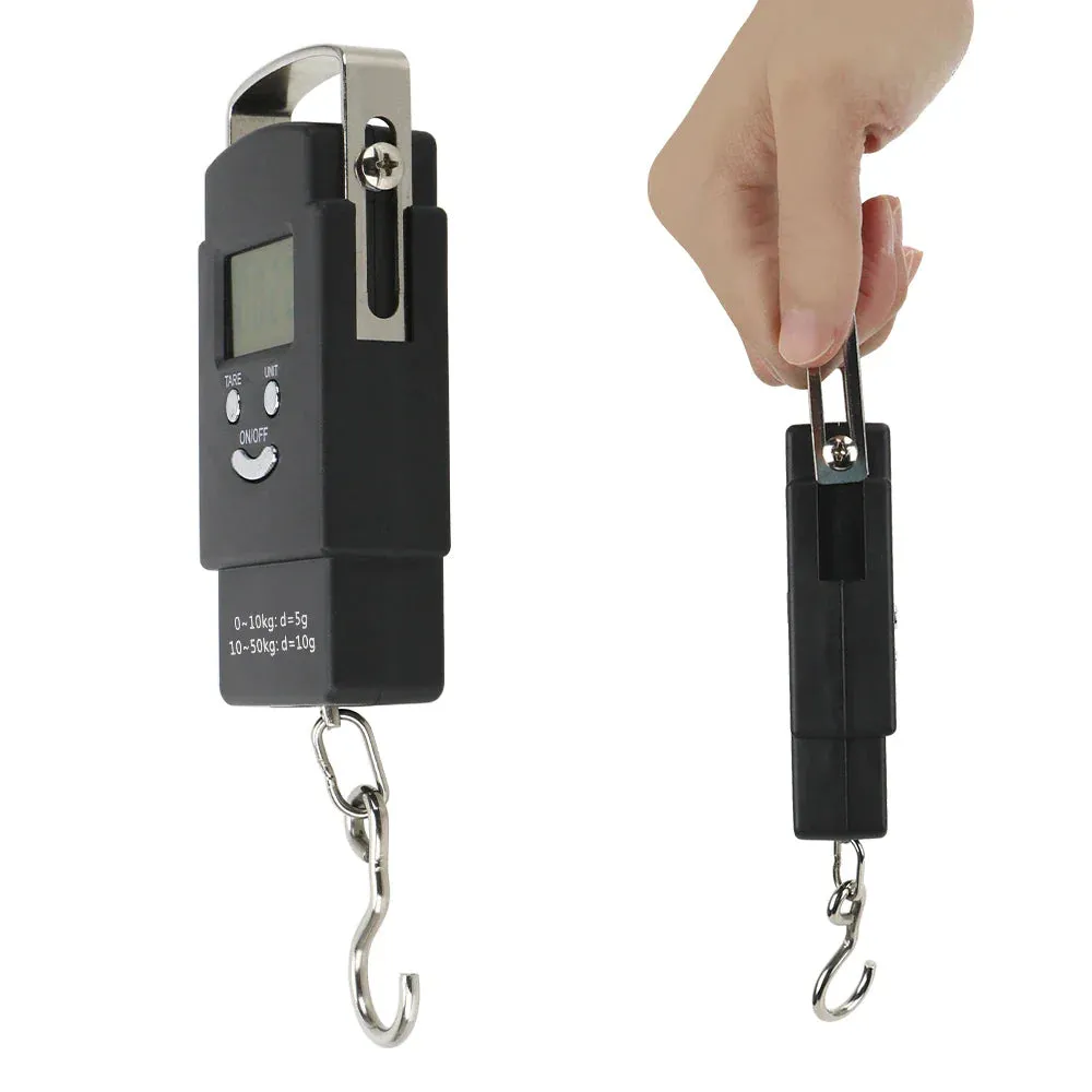 Portable LCD Digital Scale - 110Lb / 50Kg (For Luggage and Fish)
