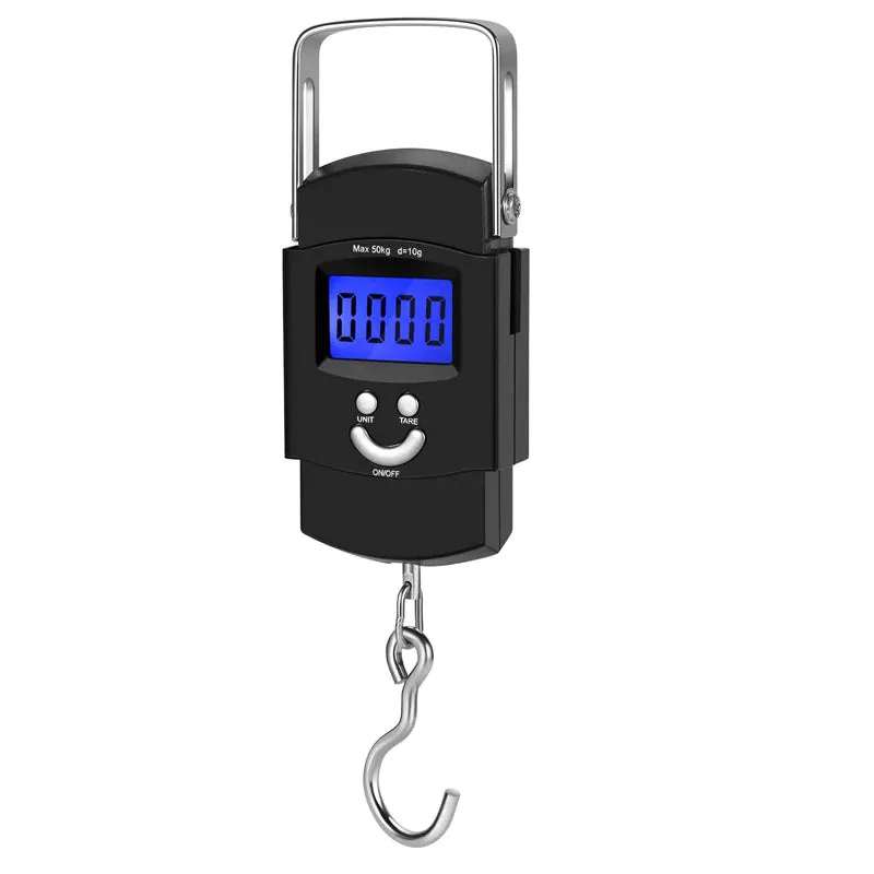 Portable LCD Digital Scale - 110Lb / 50Kg (For Luggage and Fish)