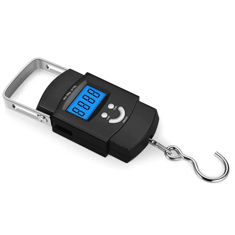 Portable LCD Digital Scale - 110Lb / 50Kg (For Luggage and Fish)