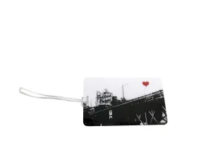 Portland Oregon Stag Sign luggage tag