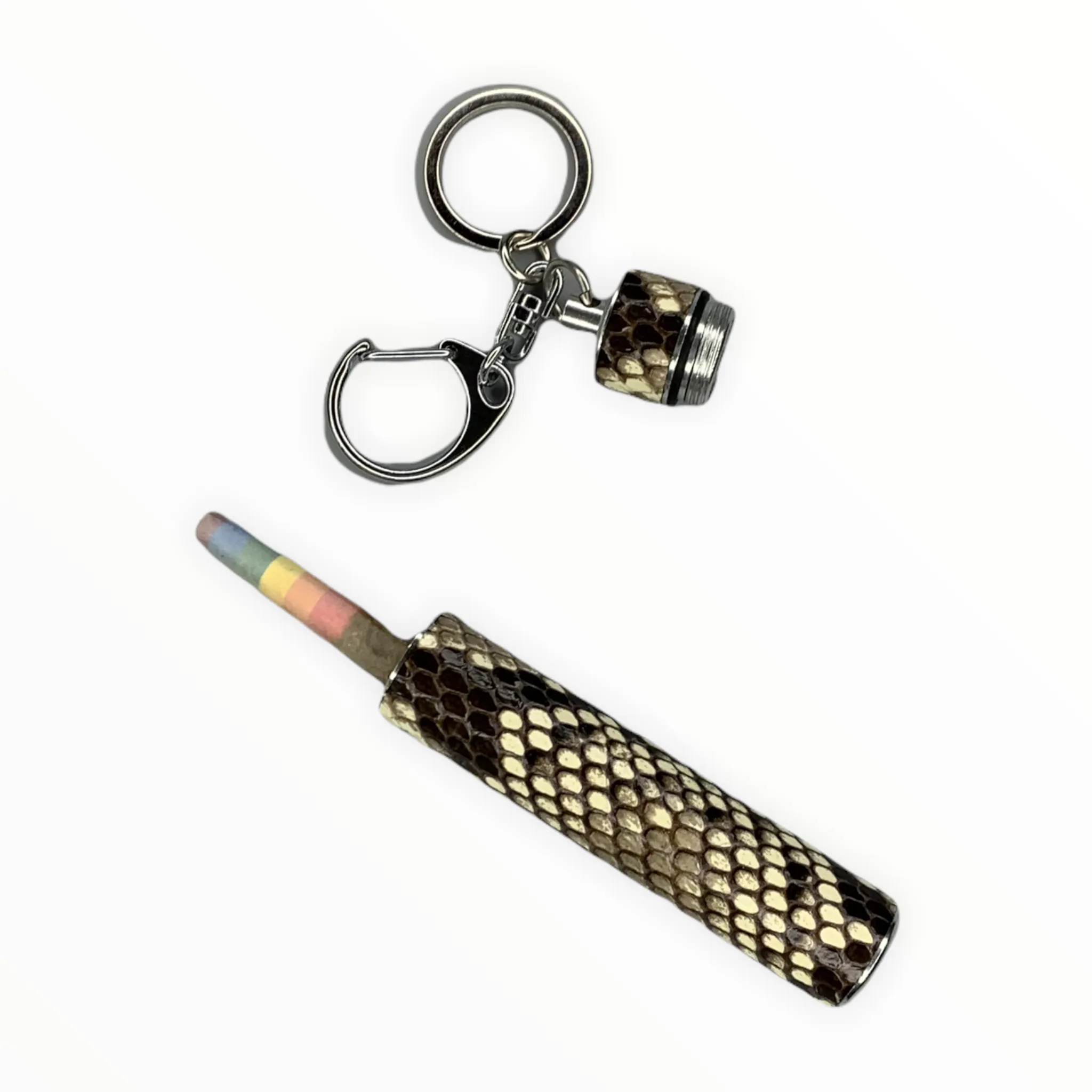 Pre-roll Travel Key Charm in Diamondback Python