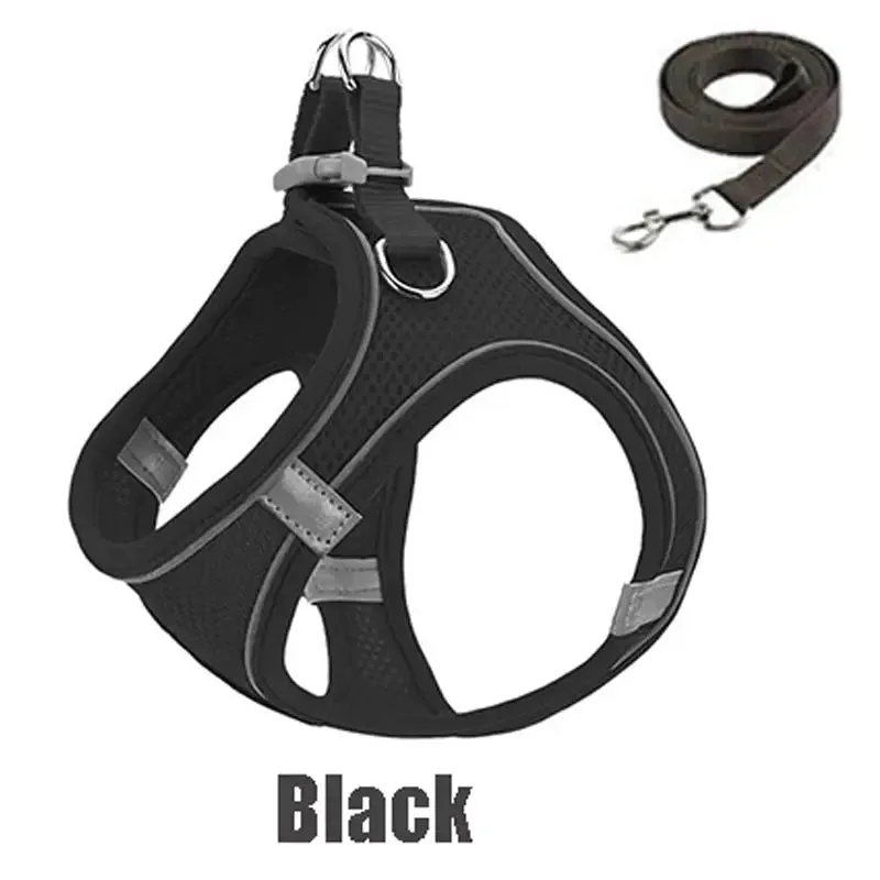 Reflective Adjustable Pet Harness for Safe, Comfortable Walks