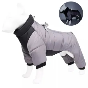 Reflective Waterproof Winter Jacket and Harness Combo for Small and Medium Dogs - Keep Your Chihuahua Warm and Safe in Cold Weather