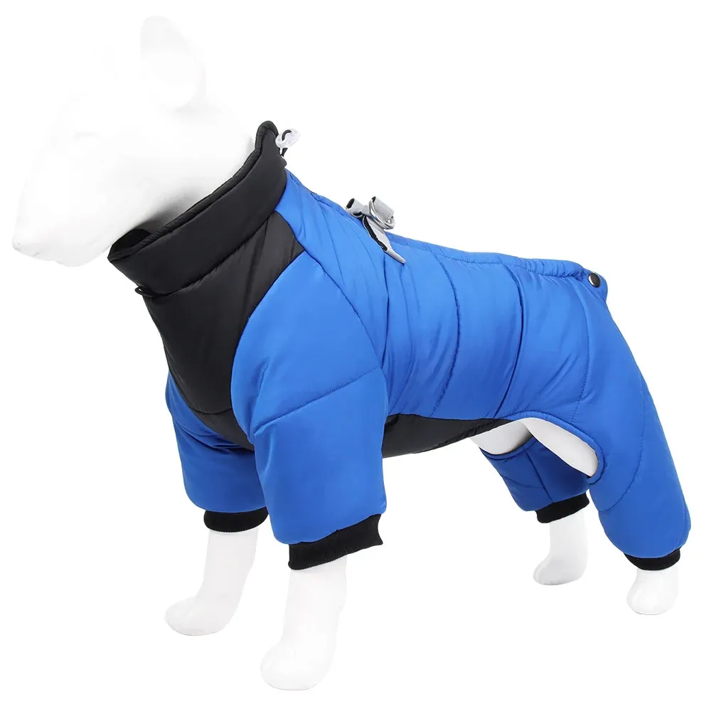Reflective Waterproof Winter Jacket and Harness Combo for Small and Medium Dogs - Keep Your Chihuahua Warm and Safe in Cold Weather
