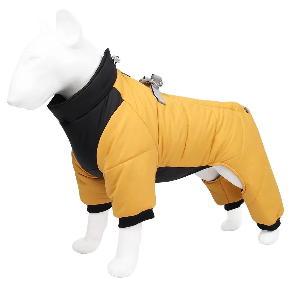 Reflective Waterproof Winter Jacket and Harness Combo for Small and Medium Dogs - Keep Your Chihuahua Warm and Safe in Cold Weather