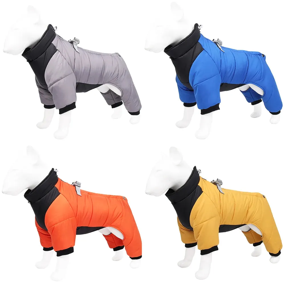 Reflective Waterproof Winter Jacket and Harness Combo for Small and Medium Dogs - Keep Your Chihuahua Warm and Safe in Cold Weather