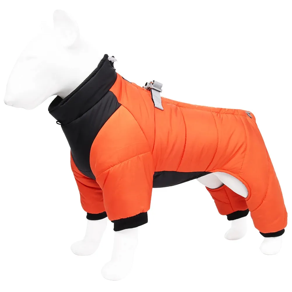 Reflective Waterproof Winter Jacket and Harness Combo for Small and Medium Dogs - Keep Your Chihuahua Warm and Safe in Cold Weather